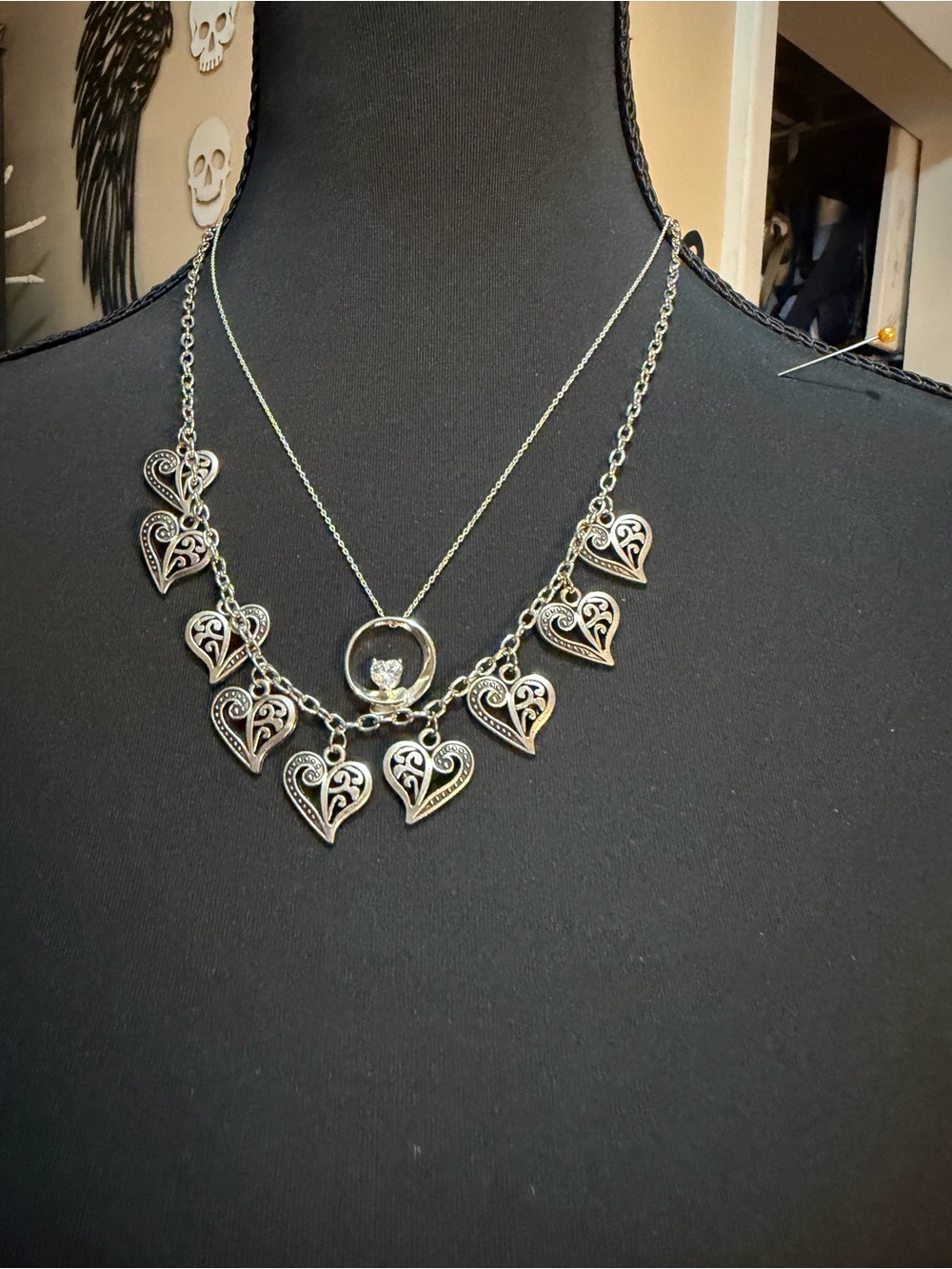 JEWELRY BUNDLE #34 silver tone Grandmothers Love Avon